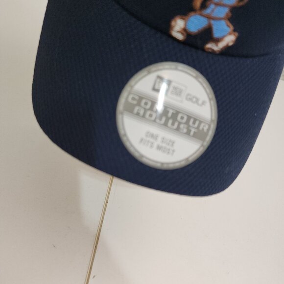 New Era Golf Navy Embroidered Cowboy Character Hat Adjustable Cap NEW - Picture 5 of 12